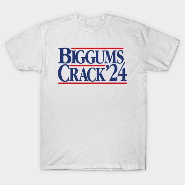 Biggums & Crack 2024 T-Shirt by darklordpug